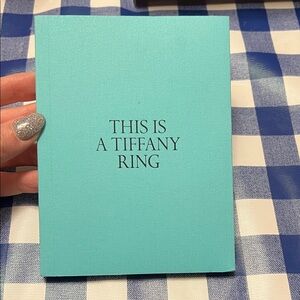 This Is A Tiffany Ring Information Book